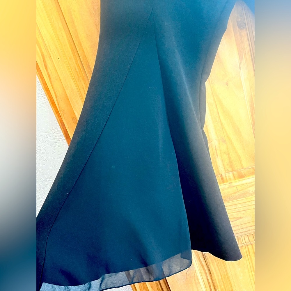 Wide leg with mesh inlay